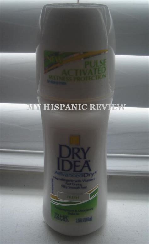 My Hispanic Review: NEW Dry Idea AdvancedDry Fresh [Review]