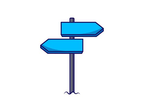 Road arrow signs left and right vector. ⬅ by Dream Ware on Dribbble