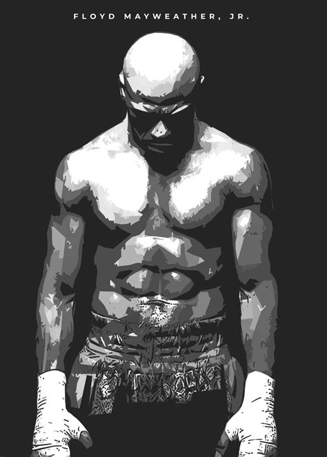 Floyd Mayweather Poster Picture Metal Print Paint By Creative Shop