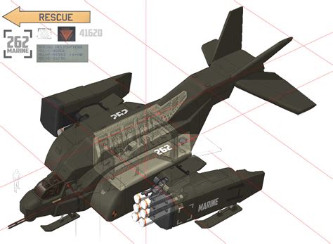 Artstation Dropship Game Assets