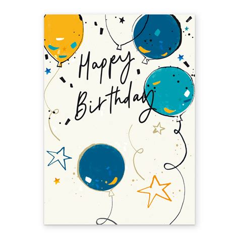 Personalised Balloons Happy Birthday Card – Hallmark