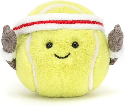 Jellycat Amuseables Sports Tennis Ball Stuffed Toy 314 Inches