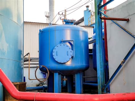 Premium Photo Water Station Water System Tank Industrial Factory Area