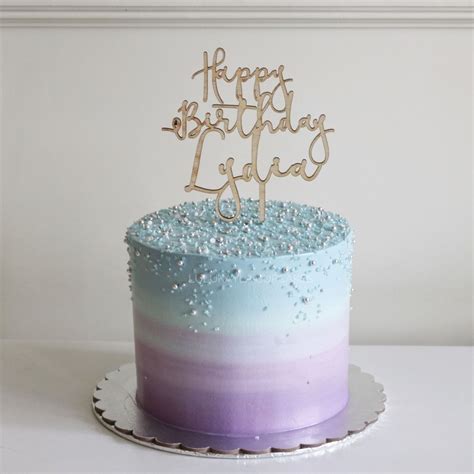 Ombre Cake Frozen Birthday Cake Birthday Cake Decorating Inside Awesome