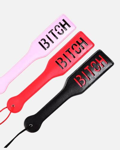 Paleta Sado Para Nalgadas Y Azotes Bdsm Bitch All Natural Sex Shop