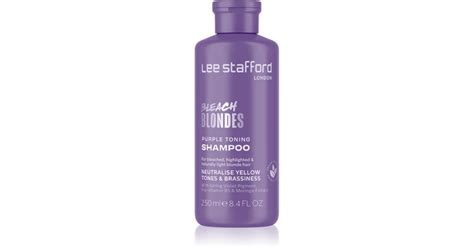 Lee Stafford Bleach Blondes Toning Shampoo Shampoo F R Blonde Haare Neutralisiert Gelbe