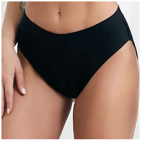 New Swimsuit Menstrual Leakproof Bikini Bottom Mid Waisted Swim