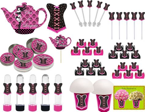 Kit Festa Chá de Lingerie 143 Peças 20 Pessoas Elo7