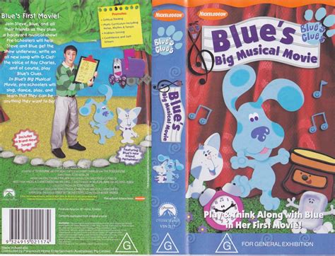 Blues Clues Vhs Blue S Big Musical Movie Pal Video Nickelodeon My XXX Hot Girl