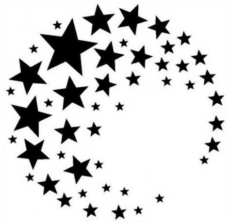 stars silhouette - Google Search | Stencil crafts, Silhouette stencil