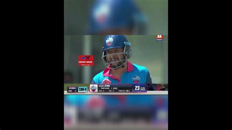 Shahid Afridi In Canada T20 League23 Runs In 12 Balls With 2 Sixes Asif