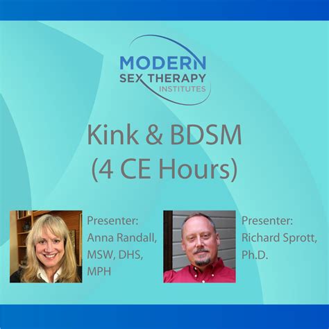 Kink Bdsm Ce Hours Modern Sex Therapy Institutes