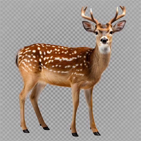premium psd wild deer isolated  transparent background deer