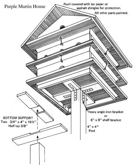 Martin Bird House Plans Free printable \x3cb\x3ebirdhouse plans\x3c/b
