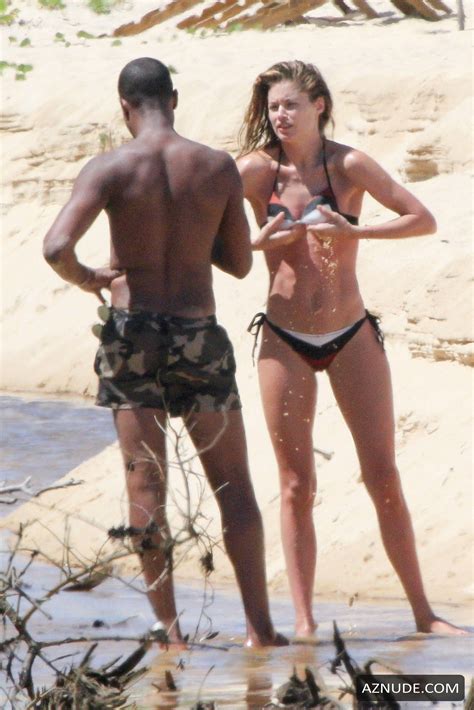 Doutzen Kroes Topless In A Bikini On The Beach In Bahia AZNude