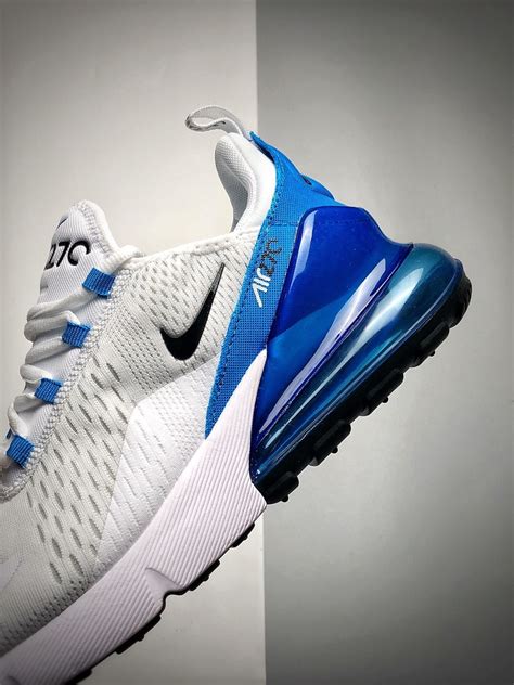 Nike Air Max 270 White Photo Blue Ah8050 110 In 2020 Nike Air Max Air Max 270 Photo Blue