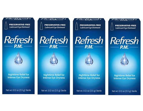 refresh pm nighttime soothing lubricant eye ointment  pack