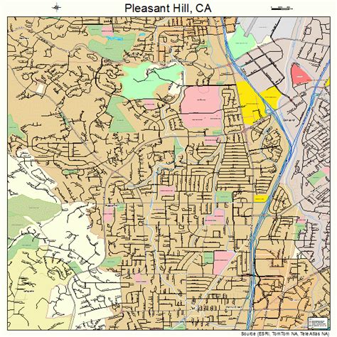 Pleasant Hill Zip Code Map Map