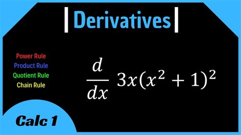 Derivatives Complete Tutorial Power Product Quotient And Chain