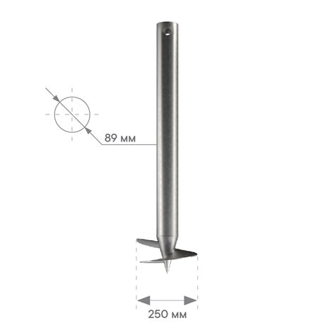 Купить винтовые сваи 89х2500 в Москве по низкой цене | КЗС