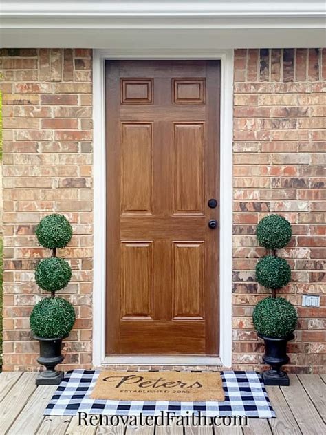 How To Paint A Door To Look Like Wood Shade Options