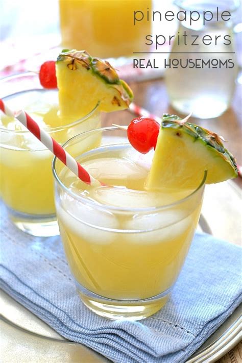 Pineapple Spritzers ⋆ Real Housemoms