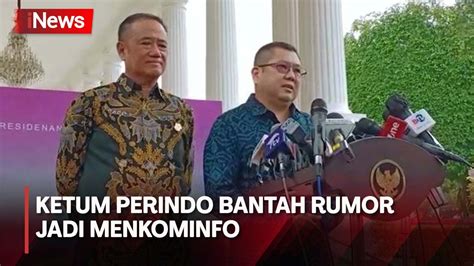 Hary Tanoesoedibjo Bantah Rumor Jadi Menkominfo Fokus Membangun