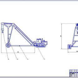 Прицепной тракторный кран 8 тонн - Чертежи, 3D Модели, Проекты, Краны ...