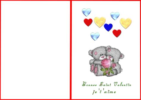 Carte Saint Valentin