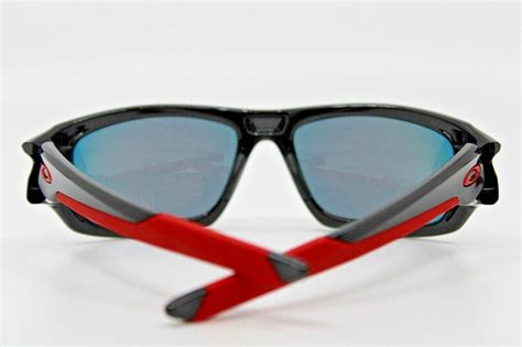 Oakley OO9236 02 Valve Polished Black Red Iridium New Authentic 60