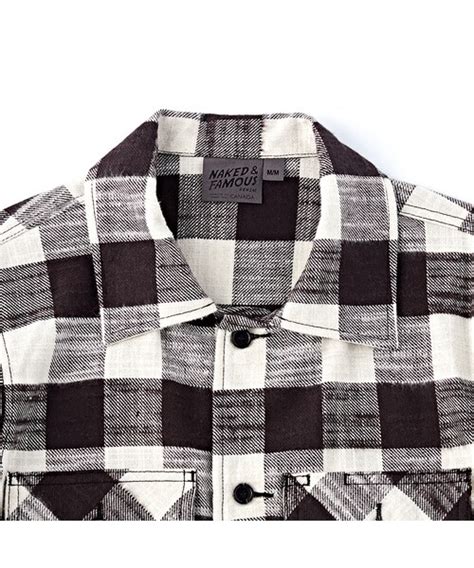 NAKED FAMOUS DENIMネイキッドアンドフェイマスデニムのWork Shirt Slubby Buffalo Check