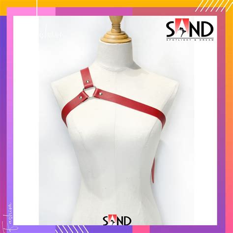 Có Sẵn DEAL HOT Đai Ngực Da Chữ T Khoen Inox không gỉ vải chất lượng đủ màu form đẹp nam nữ