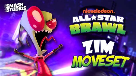 Nickelodeon All Star Brawl Zim Youtube