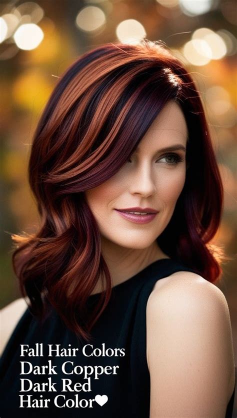 reasons   fall hair colors dark copper auburn red hair