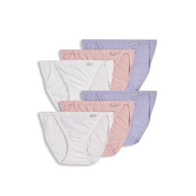 Jockey Women S Elance String Bikini Pack Tango Dot Violet Veil Coral Mist Heather White