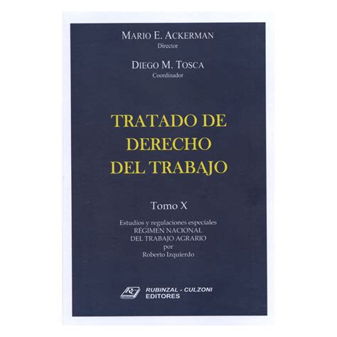 Libro Tratado De Derecho Del Trabajo