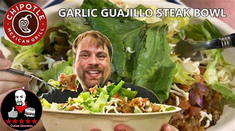 Chipotle Garlic Guajillo Steak Bowl Youtube