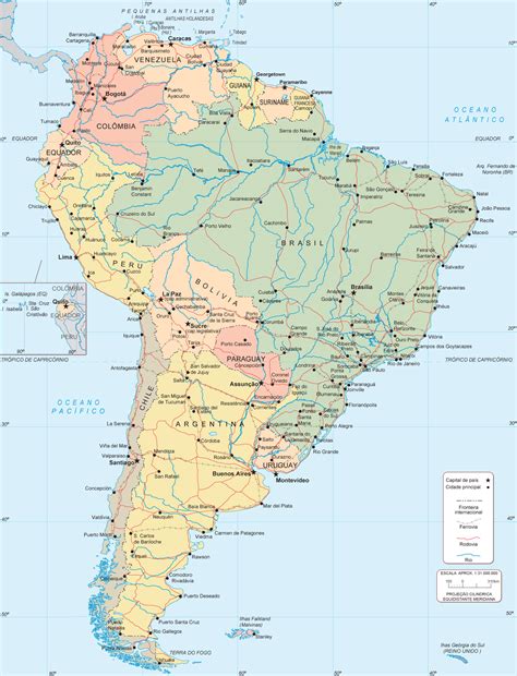 Todos Os Paises Da America Do Sul - 9