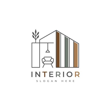 Interior Design Logo Vector Png