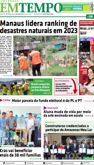 Jornal Em Tempo Quarta Feira 24 De Janeiro De 2024 Portal Em Tempo