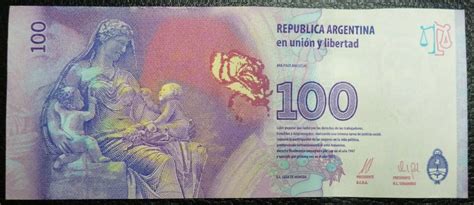 ARGENTINA Billete 100 Pesos P 358b UNC 2015 Evita Series P