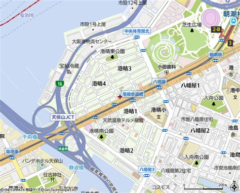 みなと通り（大阪市道路名）の住所・地図｜マピオン電話帳