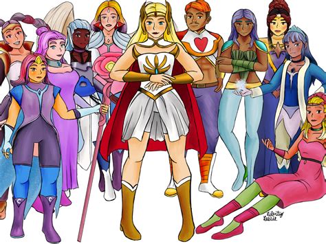 She Ra Group Photo By Libbleslie On Deviantart