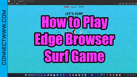 How To Play Microsoft Edge Browser Surf Game Youtube