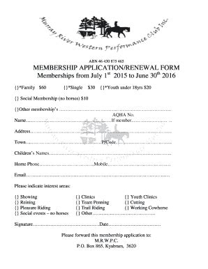 Fillable Online Abn Membership Application Renewal Form