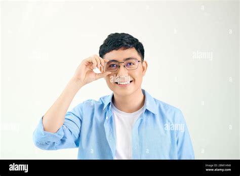 Adjusting Glasses Hi Res Stock Photography And Images Alamy