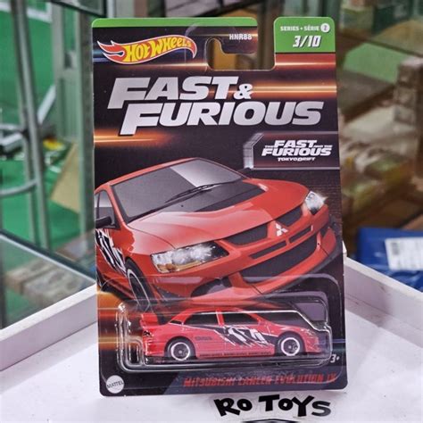 Hot Wheels Mitsubishi Lancer Evolution Ix Fast And Furious Shopee Malaysia