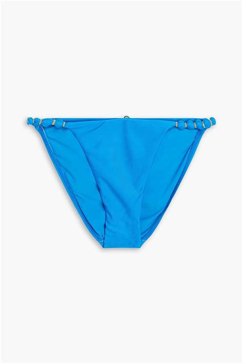 VIX PAULA HERMANNY Paula Bead Embellished Low Rise Bikini Briefs THE OUTNET
