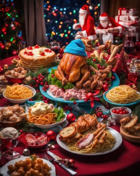 christmas party food pictures