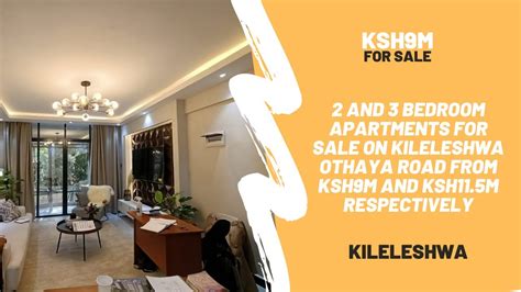 2 And 3 Bedroom Apartments For Sale On Kileleshwa Othaya Road From